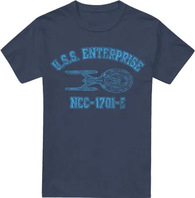 Obrázok produktu pre Star Trek - Tričko "Enterprise E Athletic" pre mužov/dámy Uni TV17994 (L) (námornícka modrá)