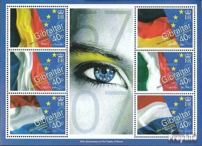 Produktbild von Briefmarken Gibraltar 2007 Mi Block77 (kompl.Ausg.) postfrisch Römische Verträge