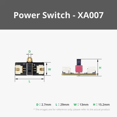 Produktbild von Bambu Lab Cyberbrick Power Switch Module with 2Pin XH2,54 Connector(1PCS) – XA007