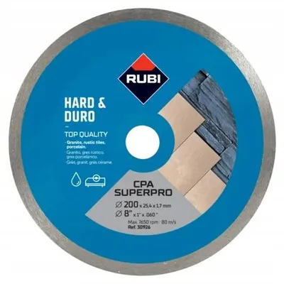 Produktbild von Rubi CPA 200 SUPERPRO Diamanttrennscheibe für harte Materialien