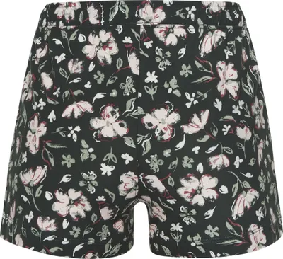 Productafbeelding van s.Oliver pyjamabroek, donkergroen-roze met bloemenprint, maat 36/38