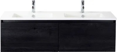 Obrázek produktu pro Koupelnová sestava Sanox Frozen 141 cm dub černý 75735149