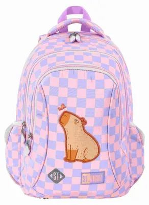 Produktbild von Schulrucksack ST.RIGHT CAPYBARA Mehrfächer Jugendlicher Rucksack