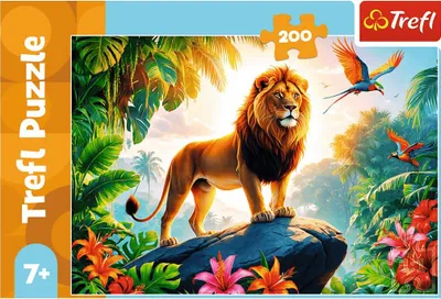 Produktbild von PUZZLE 200 König des Dschungels 13329