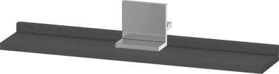 Image de Tablette Duravit Sivida, support chromé, 600x115x35mm, SV7431010490000