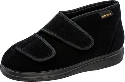 Produktbild von Fischer Damen-Hausschuh Schwarz, Farbe:schwarz, EU Größe:36