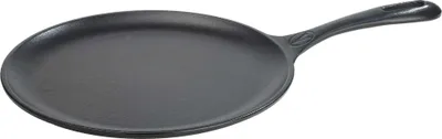 Image de Victoria 34504 Plaque de gril Fonte émaillée Poêle à pizza Comal 26cm Induction, Feu Gril Noir