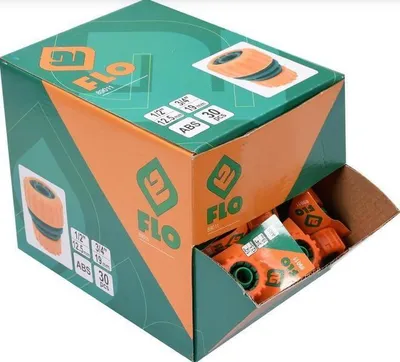 Produktbild von FLO SCHLAUCHVERBINDER 3/4-1/2"" BOX - 30 Stk. 89011