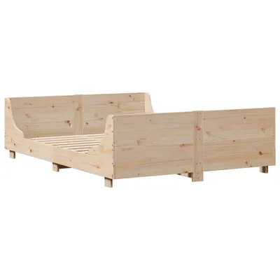 Produktbild von Massivholzbett ohne Matratze 135x190 cm Kiefernholz