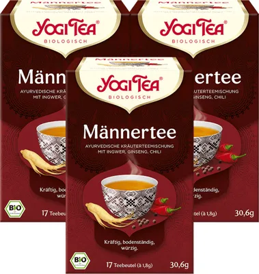 Produktbild von 3 xYOGI TEA Männertee | 3 x 30,6g