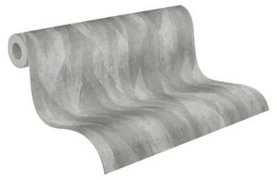 Produktbild von Vliestapete Karomuster Grau 10,05 m x 0,53 m - Livingwalls Skandinavisch
