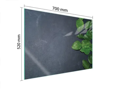 Produktbild von Glasschutzplatte Für Herd 70X52 Schiefer
