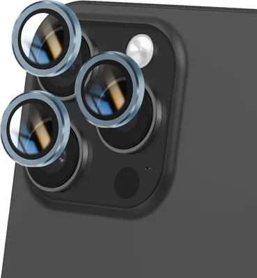 Obrázok produktu pre Avizar, Odolná fólia na fotoaparát pre Apple iPhone 16 Pro Odolná proti poškriabaniu, modrá
