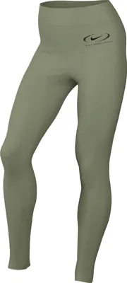 Produktbild von Nike Damen Hose W NSW Lggng Hr PRNT Swsh, Oil Green, FN7699-386, S