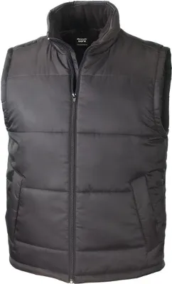Produktbild von Result Core R208X | Bodywarmer/Weste mehr als 25% aus recycelten Materialien - Farbe: Black - Größe: L