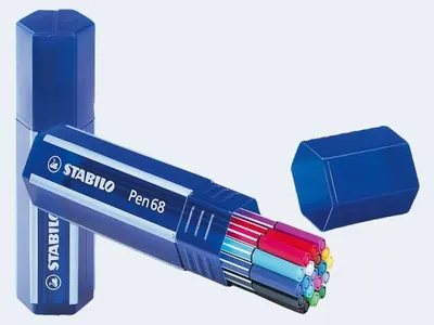 Produktbild von STABILO Premium-Filzstift - Pen 68 - 20er Twin-Pack - 20 verschiedene Farben