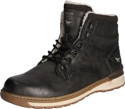 Produktbild von Mustang Herren Stiefelette Winterboot sportlich Schnürung Warmfutter 4141-604, Größe:42 EU, Farbe:Grau