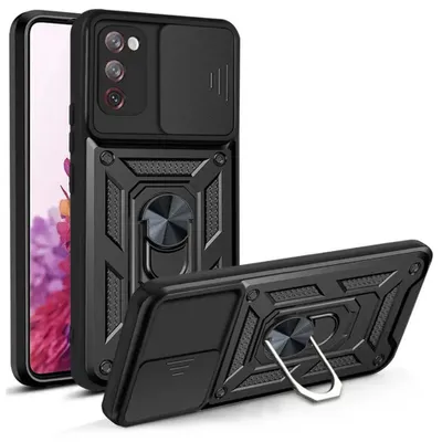 Produktbild von Techsuit Camshield Back Cover Hülle für Samsung Galaxy S20 FE - Schwarz