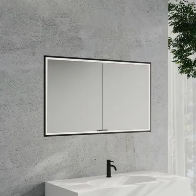Produktbild von Kronenbach Cube 2.0 Spiegelschrank 120 cm, Unterputz, 2-türig