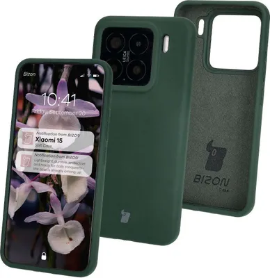 Produktbild von Bizon Soft Case Xiaomi 15 dunkelgrün