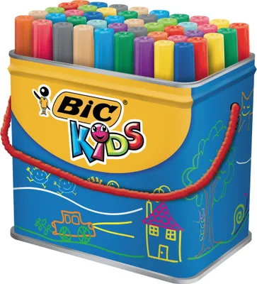 Image de Feutres de coloriage BIC KIDS Visacolor XL boîte de 48