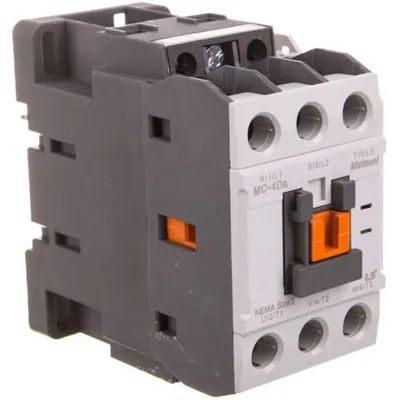 Image de Disjoncteur Schütz 40A, 3 pôles, 18,5 kW, 230V AC, 1Z1R, modèle MC-40a, 230VAC, 1a1b, référence 1337007000