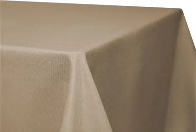 Produktbild von Tischdecke Leinenoptik 90x90 cm eckig beschichtet wasserabweisend Lotuseffekt schmutzabweisend beige natur