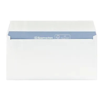 Produktbild von Soennecken Briefhülle Premium 1315 DIN lang oF hk weiß 25 St./Pack.