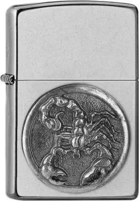 Produktbild von Zippo Benzinfeuerzeug Scorpion - Windbeständig, Lebenslange Zuverlässigkeit, Stilvolles Design