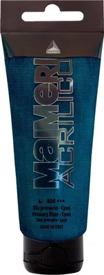 Obrázok produktu pre Maimeri Acrilico Akrylová farba Primary Blue Cyan 400 200 ml 1 ks
