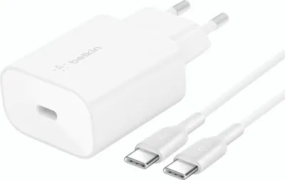 Produktbild von Belkin BOOST Charge 25W USB-C Ladeger.PD,1m Ka.WCA004vf1MWH-B6