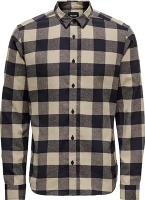 Obrázok produktu pre ONLY & SONS Ležérna flanelová košeľa Checked Lumberjack Check Shirt Veľkosť: S