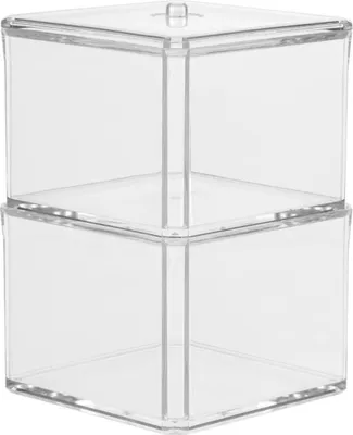 Produktbild von Durchsichtige Boxen mit Deckel klein Five® - Selena - Transparent - Sortierboxen | Stapelbar | Bereit f\u00fcr den Einsatz
