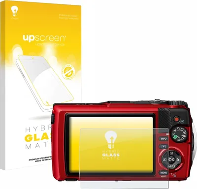 Produktbild von upscreen Entspiegelungs Schutzglas für Olympus OM System Tough TG-7 Schutzfolie Panzer Folie Glas Display Schutz matt