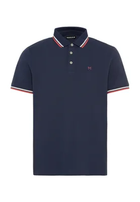 Produktbild von MANGUUN  Poloshirt, dunkelblau, 100%  Baumwolle, für Herren Größe L