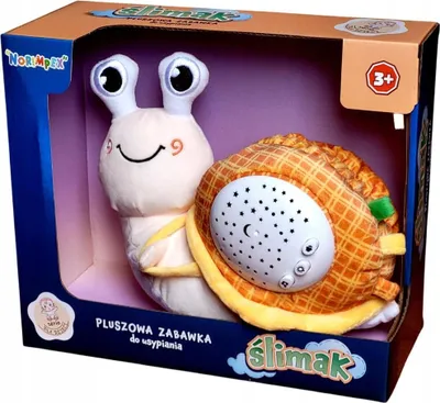 Zdjęcie produktu dla Projektor usypiacz Ślimak pluszowy