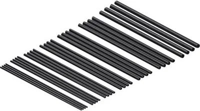 Image de DELOCK Schrumpfschlauch Sortiment 100 mm 28 Stück schwarz
