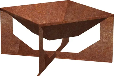 Immagine prodotto di CORGARDEN Vento Caminetto da giardino 50 x 50 x 30 cm, corten CORGARDEN 1014