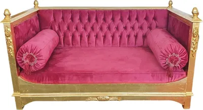Produktbild von Casa Padrino Barock Hundebett Bordeauxrot / Gold - Prunkvolles Antik Stil Hundebett - Handgefertigte Hunde Möbel im Barockstil - Barock Tiermöbel - Antik Stil Tiermöbel