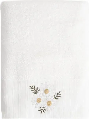 Produktbild von HOMLA SUNFLOWER Handtuch mit gestickten Gänseblümchen 70x130 cm