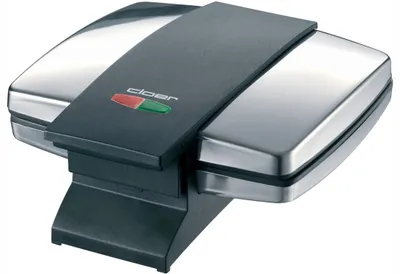 Produktbild von Cloer Sandwichmaker 6235, Schwarz, Silber, Edelstahl, 930 W, 230 V, 245 x 220 x 90 mm