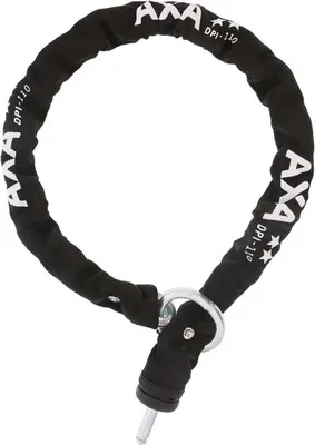 Produktbild von Axa Einsteckkette DPI 110/9, Leinwandhülle, AXA, Stahl, L=1.100mm, Ø=9mm, schwarz