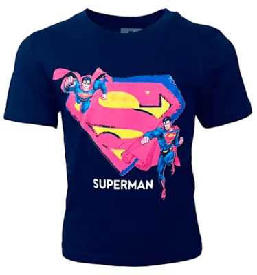 Produktbild von T-Shirt Superman Dunkelblau 140 cm