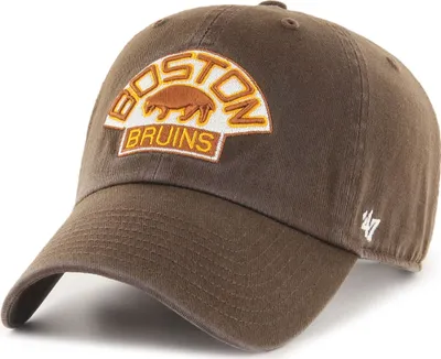 Produktbild von 47 Brand Relaxed Fit Cap - CLEAN UP Boston Bruins braun
