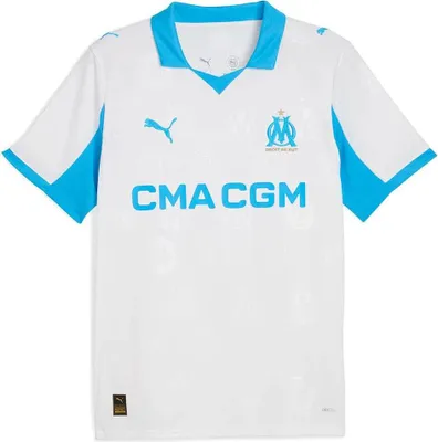 Produktbild von Puma Olympique Marseille Herren Home Jersey - 779801, Farbe:Weiß, Textil:L