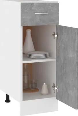 Obrázek produktu pro vidaXL Zásuvková skříňka Lyon betonově šedá 30x46x81,5 cm materiál na bázi dřeva