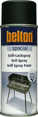 Produktbild von 37,48 € / 1 l belton Grill-Lackspray, schwarz-matt - 400ml