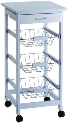 Produktbild von King Home C1820086 Küchenwagen, weiß