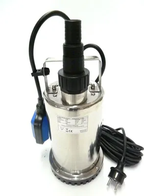 Produktbild von CHM GmbH® Flachsaugpumpe Edelstahl 750 Watt Kellerpumpe, 8400 L/h Tauchpumpe, Poolpumpe