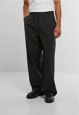 Obrázek produktu pro Kalhoty Urban Classics Loose Seersucker Pants black - M